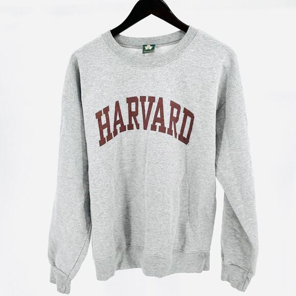 Ivysport Gray Collegiate Harvard Graphic Crewneck Sweatshirt - Picture 1 of 7